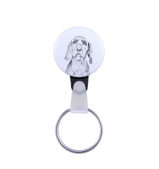 Vizsla, Hungarian Short-haired Pointer - keychain with a dog portrait, pendant with the brand's own Art-Dog graphics