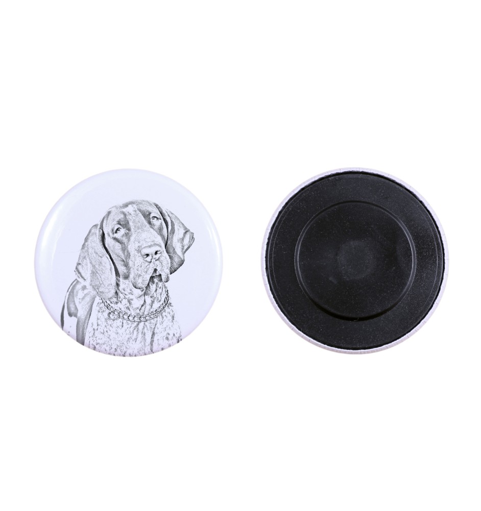 Braque italien - aimant avec un œil de chien, exceptionnellement léger, aimant puissant, produit fabriqué à la main par la marque Art-Dog