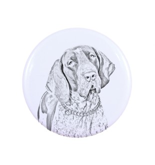 Braque italien - aimant avec un œil de chien, exceptionnellement léger, aimant puissant, produit fabriqué à la main par la marque Art-Dog