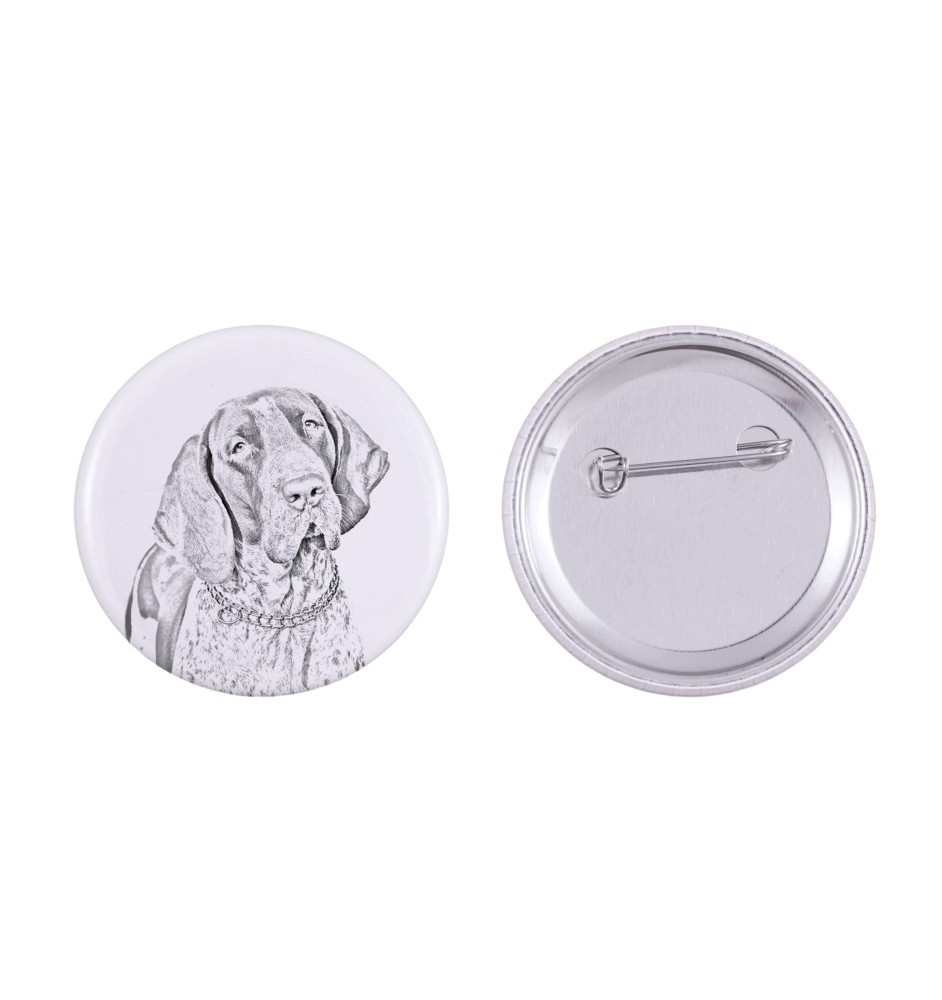Braque italien - badge avec votre chien, ajoutez votre propre photo, marque Art-Dog
