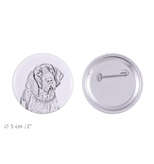 Braque italien - badge avec votre chien, ajoutez votre propre photo, marque Art-Dog