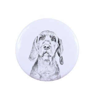 Wyżeł węgierski krótkowłosy pierścionek z psem mały Art-Dog