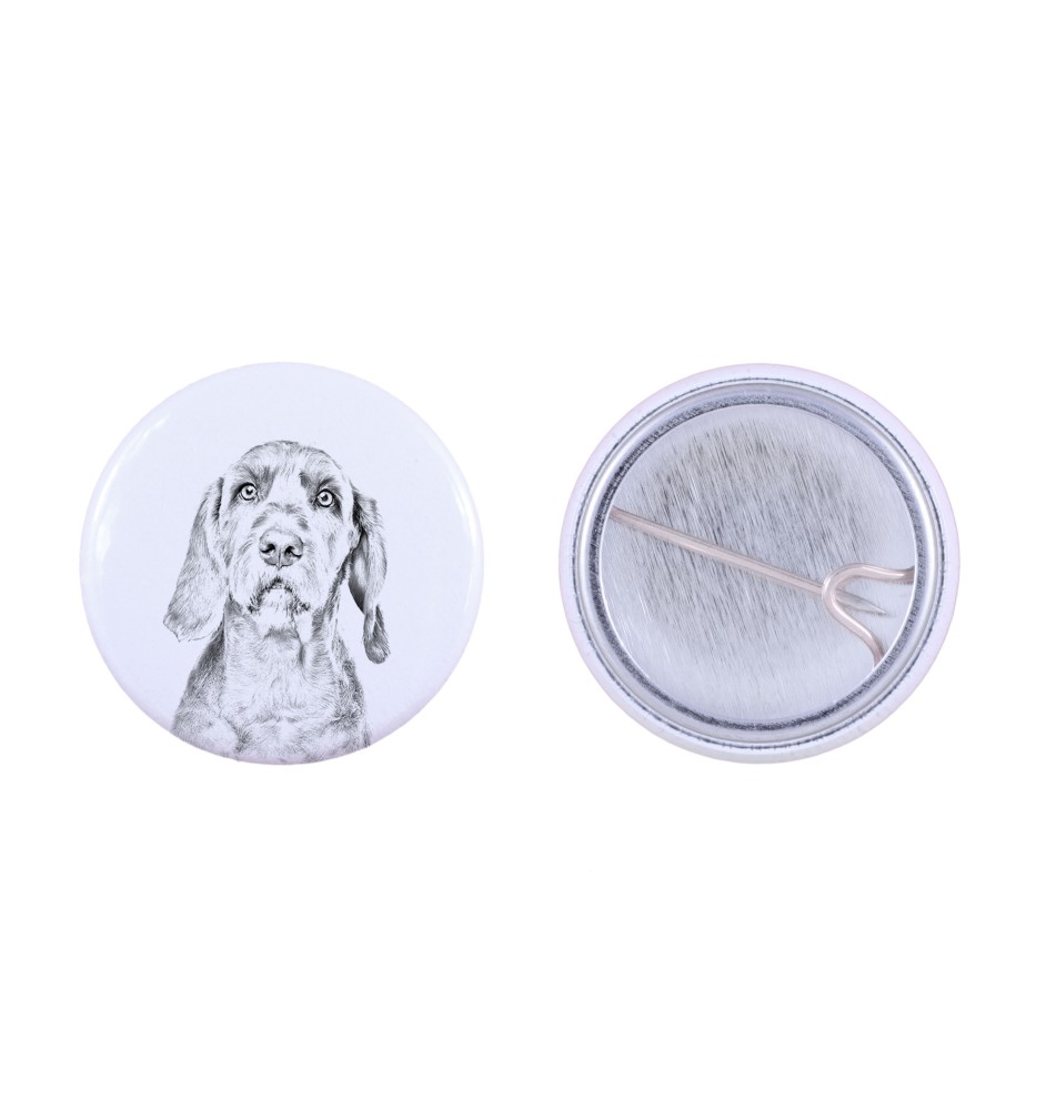 Wyżeł węgierski krótkowłosy przypinka z psem mała Art-Dog