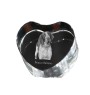 Italian Pointing Dog, Bracco Italiano, Italian Pointer - a photo of a dog in crystal, crystal heart, unique photo frame from the Art-Dog brand