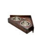 Vizsla, Hungarian Short-haired Pointer - wooden stand with bowls for a dog, decorative dog bowls, a gift for adopting a dog from the Art-Dog brand