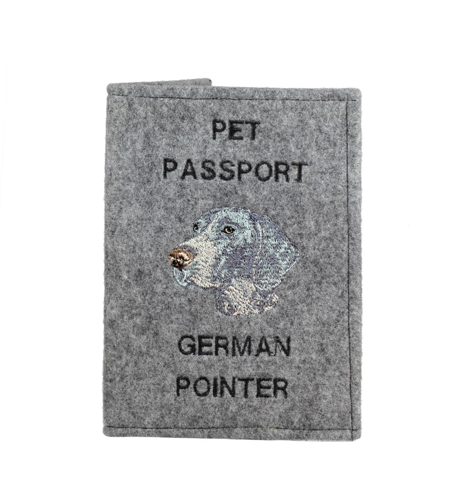 Braque allemand à poil court - Porte passeport pour chien, porte document, cadeau pour le voyageur de la marque Art-Dog