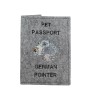German Shorthaired Pointer - Dog passport case, document case, gift for the traveller from the Art-Dog brand
