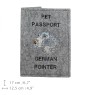 German Shorthaired Pointer - Dog passport case, document case, gift for the traveller from the Art-Dog brand