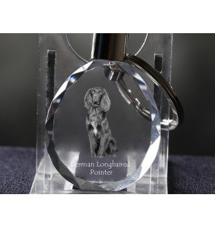 Braque allemand à poil court - pendentif avec une photo de chien, porte-clés en cristal dans une boîte cadeau, un cadeau unique par Art-Dog