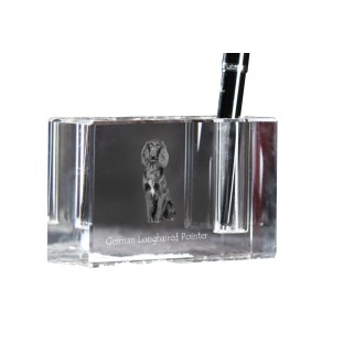 Wyżeł niemiecki krótkowłosy penholder kryształowy z psem Art-Dog