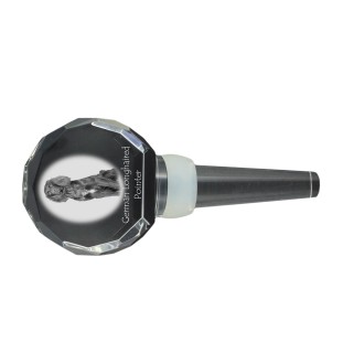 Braque allemand à poil court - Bouchon de bouteille en cristal, bouchon de vin unique avec photo, cadeau personnalisé pour sommelier par la marque Art-Dog