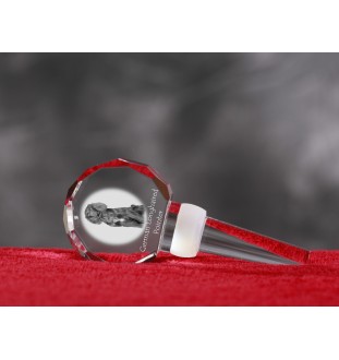 Braque allemand à poil court - Bouchon de bouteille en cristal, bouchon de vin unique avec photo, cadeau personnalisé pour sommelier par la marque Art-Dog