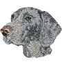 Braque allemand à poil court - écusson en forme de chien, patch brodé, décoration unique pour sac à dos de la marque Art-Dog