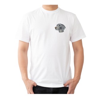 Deutsch Kurzhaar, Deutscher Kurzhaariger Vorstehhund - Hund geformtes Aufnäher, besticktes Patch, einzigartiges Dekor für den Rucksack der Marke Art-Dog