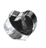 German Shorthaired Pointer - a photo of a dog in crystal, crystal heart, unique photo frame from the Art-Dog brand