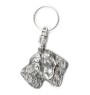 German Wirehaired Pointer - Silver-plated dog pendant, handbag decoration, backpack pendant by Art-Dog brand