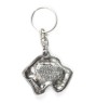 German Wirehaired Pointer - Silver-plated pendant with a dog in a decorative box, handbag decoration, backpack pendant by Art-Dog brand