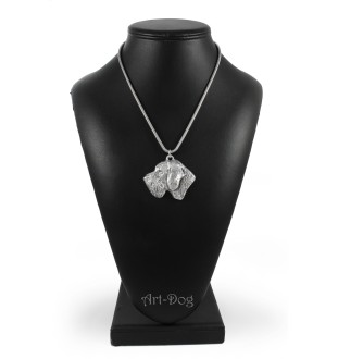 Deutsch Drahthaar - Hundehalsband, einzigartiger Schmuck für den Hundefan, einzigartiger Kreuzotter-Anhänger der Marke Art-Dog