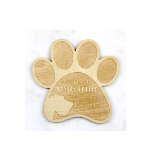 German Wirehaired Pointer - Mug coaster, engraved coaster with dog, gift for dog lover by Art-Dog brand