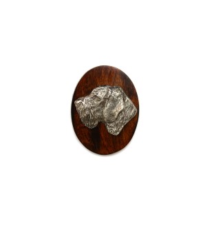 Chien d'arrêt allemand à poil dur, Braque allemand à poil dur - Broche de concours canin, clip de numéro de départ, épingle à chien par Art-Dog