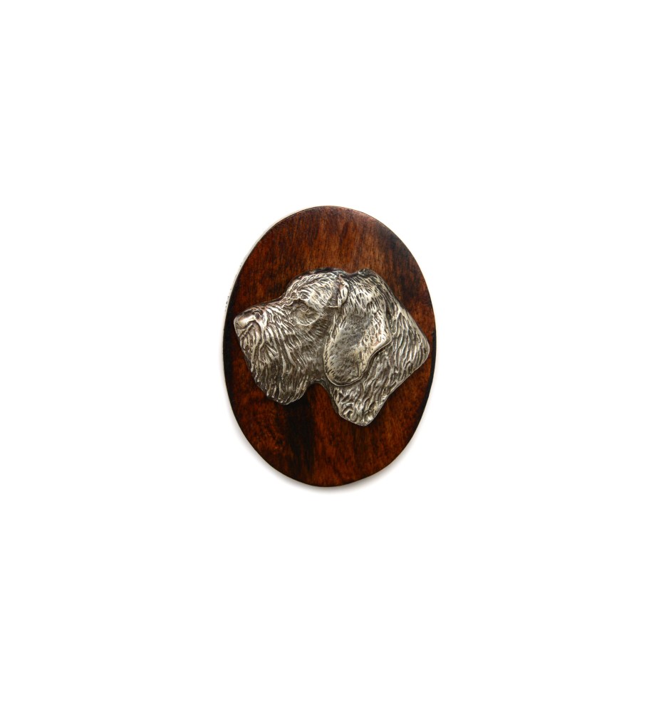 Chien d'arrêt allemand à poil dur, Braque allemand à poil dur - Broche de concours canin, clip de numéro de départ, épingle à chien par Art-Dog