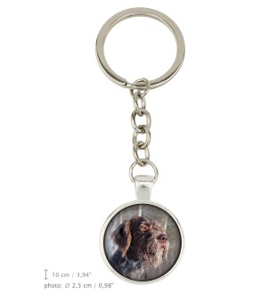 Wyżeł niemiecki szorstkowłosy brelok w pudełku ze zdjęciem Art-Dog