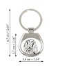 German Wirehaired Pointer - keychain with a dog, keychain with a print, personalized pendant from the Art-Dog brand