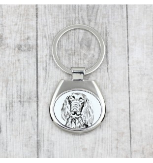 German Wirehaired Pointer - keychain with a dog, keychain with a print, personalized pendant from the Art-Dog brand