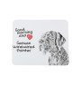 Deutsch Drahthaar I - Mauspad mit Druck, personalisiertes Mauspad mit Hund, einzigartiges Gadget für Büroangestellte von Art-Dog.