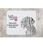 German Wirehaired Pointer I - mouse pad with print, personalized dog-themed mouse pad, unique gadget for an office worker by Art-Dog brand