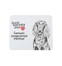 German Wirehaired Pointer - mouse pad with print, personalized dog-themed mouse pad, unique gadget for an office worker by Art-Dog brand