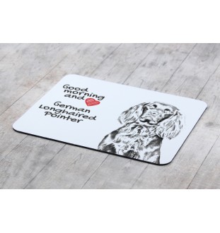 Chien d'arrêt allemand à poil dur, Braque allemand à poil dur - tapis de souris personnalisé avec impression, tapis de souris personnalisé avec chien, accessoire unique pour employé de bureau de la ma