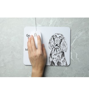 Deutsch Drahthaar - Mauspad mit Druck, personalisiertes Mauspad mit Hund, einzigartiges Gadget für Büroangestellte von Art-Dog.