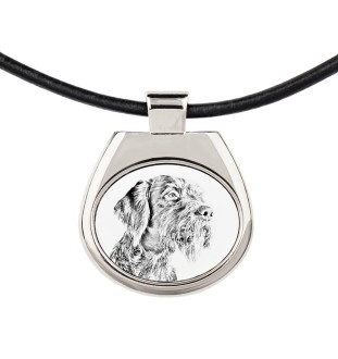 Chien d'arrêt allemand à poil dur, Braque allemand à poil dur - collier avec chien, pendentif personnalisé avec photo, collier unique pour femmes et hommes de la marque Art-Dog