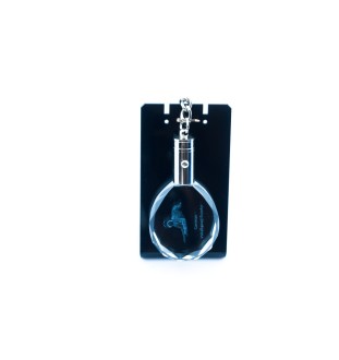 Chien d'arrêt allemand à poil dur, Braque allemand à poil dur - pendentif avec une photo de chien, porte-clés en cristal dans une boîte cadeau, un cadeau unique par Art-Dog