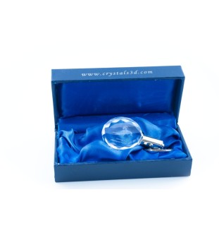 German Wirehaired Pointer - pendant with a photo of a dog, crystal key ring in a gift box, a unique gift by Art-Dog