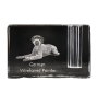 Chien d'arrêt allemand à poil dur, Braque allemand à poil dur - Porte-stylos, organiseur en cristal avec photo de chien, décoration de bureau unique par la marque Art-Dog