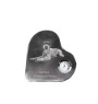 German Wirehaired Pointer - crystal clock with a dog picture, heart-shaped shelf clock, personalized standing clock by Art-Dog brand
