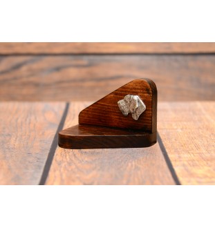 German Wirehaired Pointer - wooden candle holder with a dog, tealight holder, a memorial place for a dog by Art-Dog brand