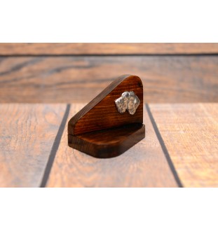 Chien d'arrêt allemand à poil dur, Braque allemand à poil dur - bougeoir en bois avec un chien, support pour bougie chauffe-plat, lieu de mémoire pour chien de la marque Art-Dog
