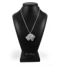 German Wirehaired Pointer - necklace with a dog, dog pendant on a silver chain, unique jewelry from the Art-Dog brand