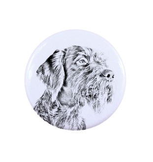 Deutsch Drahthaar - Damen Schmuck mit dem Bild eines Hundes, handgefertigtes Produkt, Möglichkeit, Ihr eigenes Foto hinzuzufügen, Marke Art-Dog