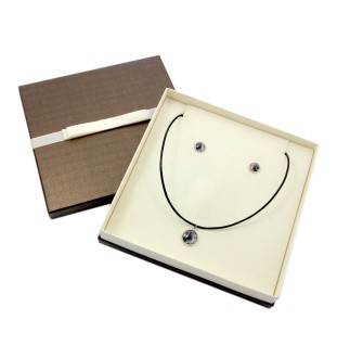 Chien d'arrêt allemand à poil dur, Braque allemand à poil dur - boîte à bijoux avec votre photo, ensemble collier et boucles d'oreilles, produits personnalisés de la marque Art-Dog