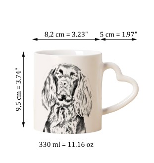 Chien d'arrêt allemand à poil dur, Braque allemand à poil dur I - tasse avec chien, une tasse adorable avec une anse en forme de cœur, un cadeau universel de la marque Art-Dog