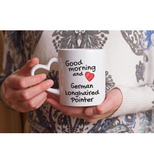 Chien d'arrêt allemand à poil dur, Braque allemand à poil dur I - tasse avec chien, une tasse adorable avec une anse en forme de cœur, un cadeau universel de la marque Art-Dog