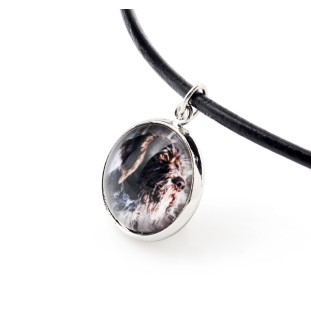 German Wirehaired Pointer - a set of jewelry in a box, necklace, earrings, bracelet, products from the Art-Dog brand
