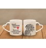 German Wirehaired Pointer - cup with a dog, adorable cup with a heart-shaped handle, universal gift from the Art-Dog brand