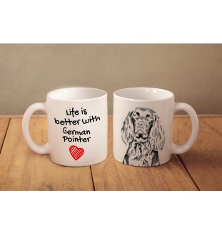 Deutsch Drahthaar I - Tasse mit Hund, Tasse mit Bild, personalisiertes Geschenk der Marke Art-Dog