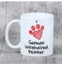 Deutsch Drahthaar - Tasse mit Hund, entzückende Tasse mit Grafik, Geschenk mit Ihrem Foto von der Marke Art-Dog