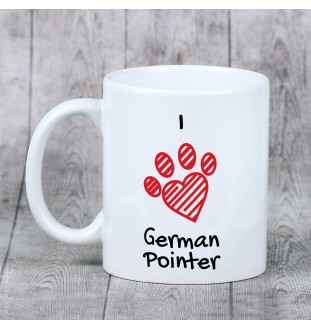 Deutsch Drahthaar I - Tasse mit Hund, entzückende Tasse mit Grafik, Geschenk mit Ihrem Foto von der Marke Art-Dog